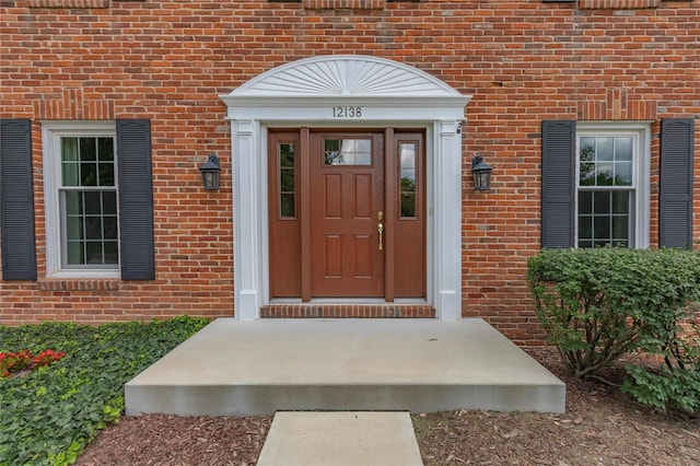 view of entrance to property