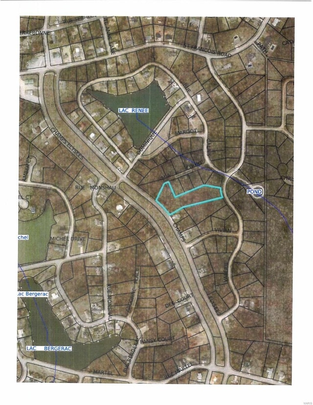 0 Champs Elysees Dr, Bonne Terre MO, 63628 land for sale