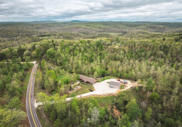 aerial view with a view of trees