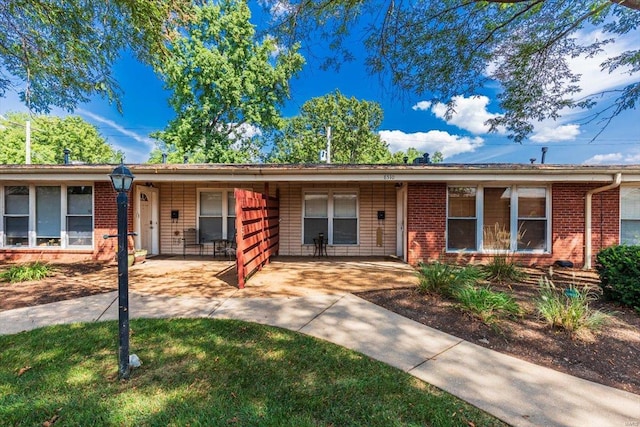 view of ranch-style home