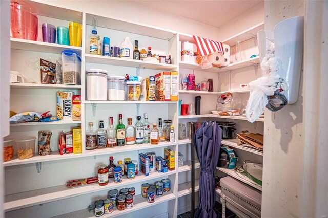 view of pantry