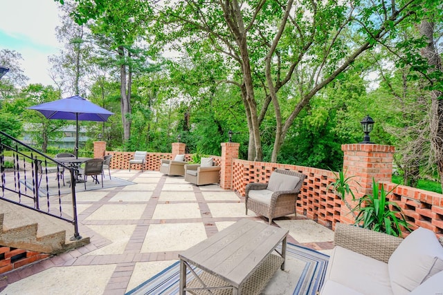 view of patio