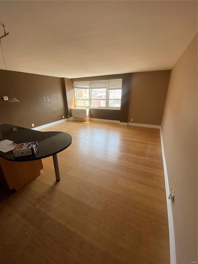 misc room featuring hardwood / wood-style floors