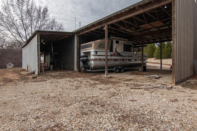 view of parking