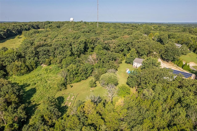 aerial view with a view of trees
