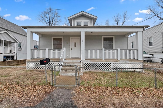 view of front of house featuring a porch