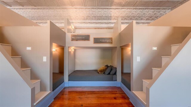 unfurnished bedroom featuring hardwood / wood-style floors