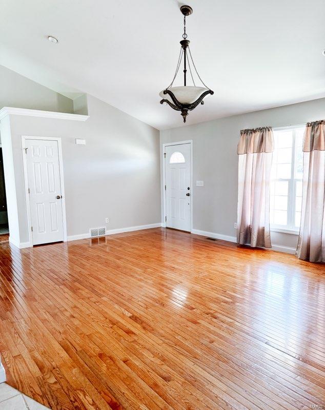 entryway with light wood-type flooring