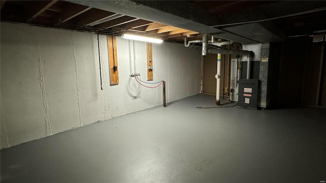 view of basement