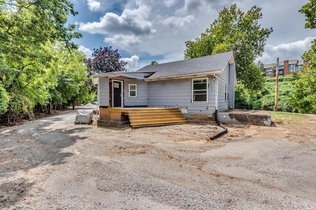 view of bungalow-style home