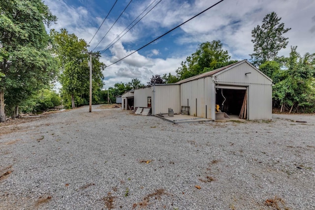 view of outbuilding