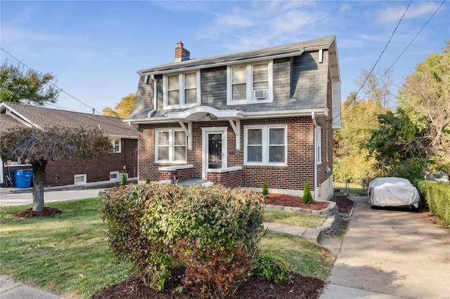 view of front property with a front yard