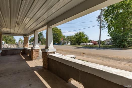 view of patio with covered porch