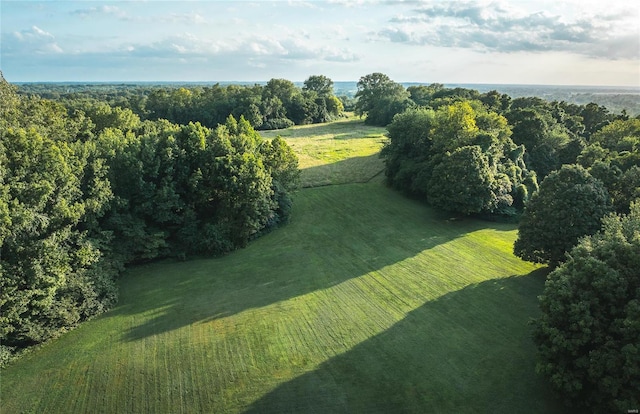 drone / aerial view featuring a rural view