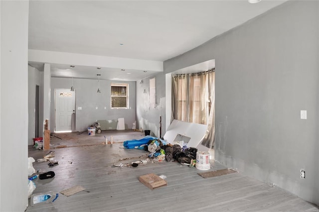 view of unfurnished living room