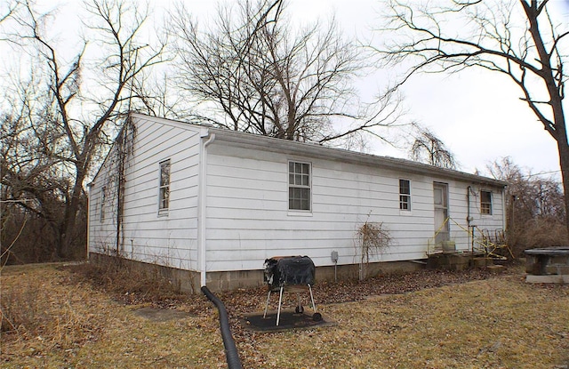 view of home's exterior