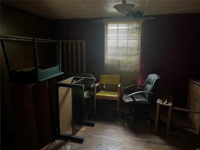 dining room featuring hardwood / wood-style flooring