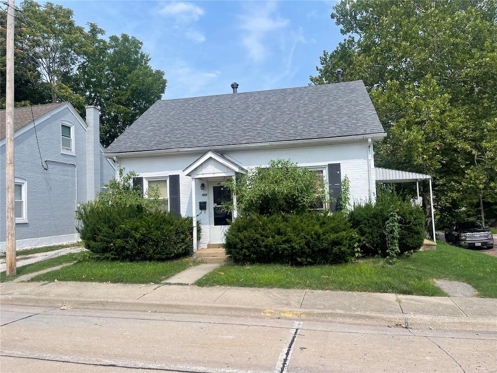 view of bungalow-style home