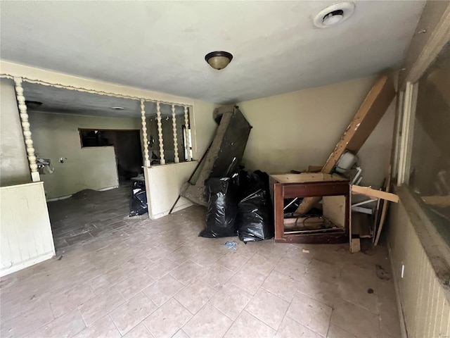 interior space featuring tile patterned floors