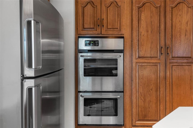 kitchen featuring appliances with stainless steel finishes