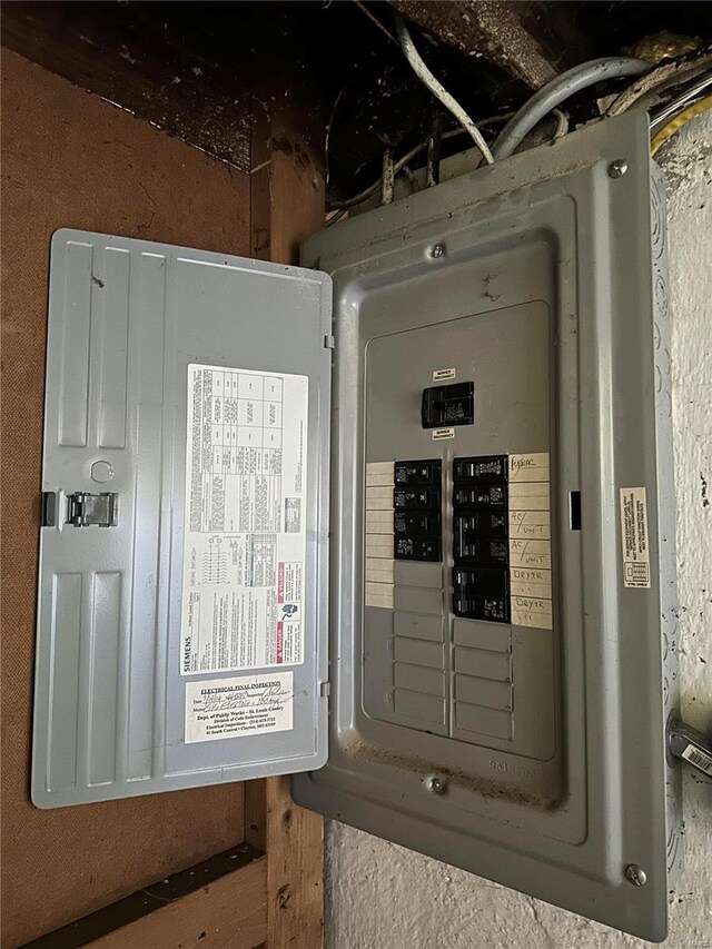 utilities with electric panel