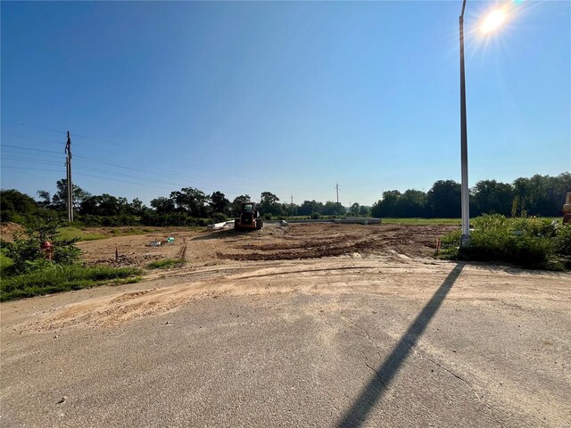 view of road featuring a rural view