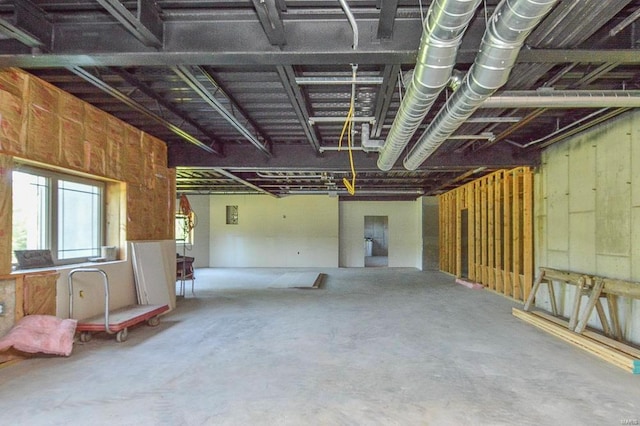 miscellaneous room featuring concrete floors
