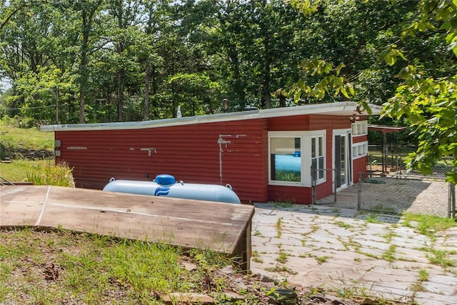 view of outbuilding