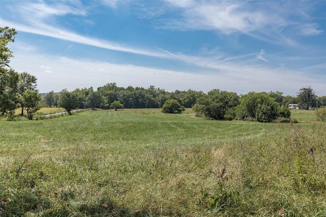 view of nature featuring a rural view