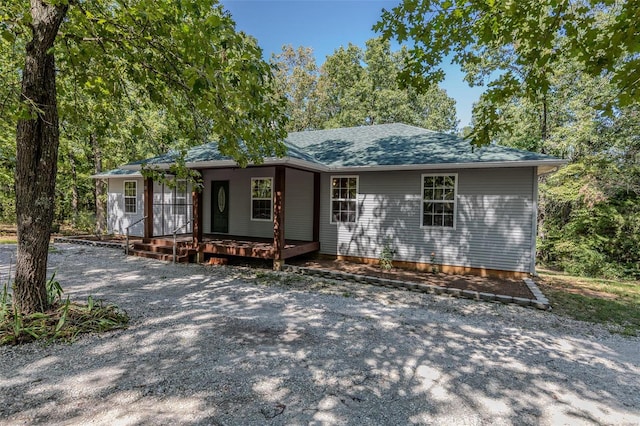 view of ranch-style house