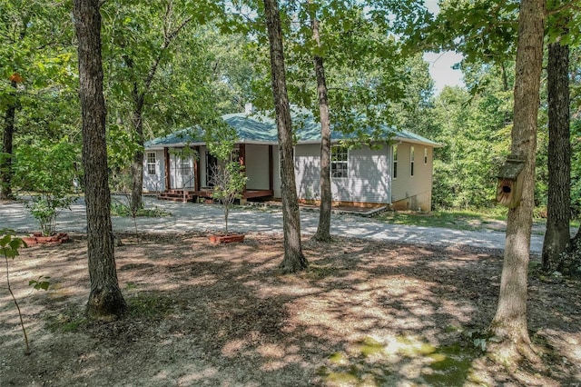 view of ranch-style house