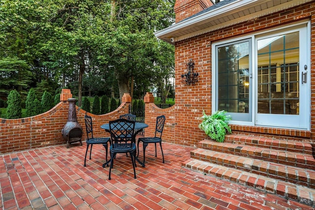 view of patio