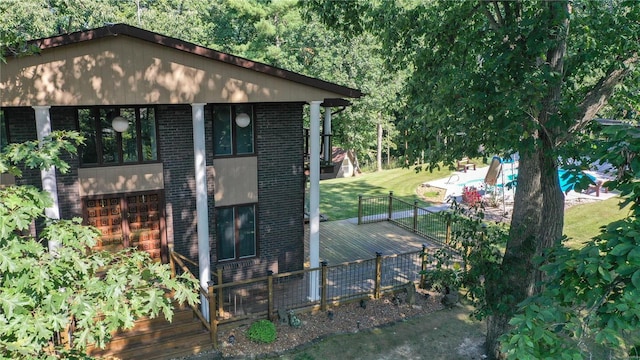 view of outbuilding