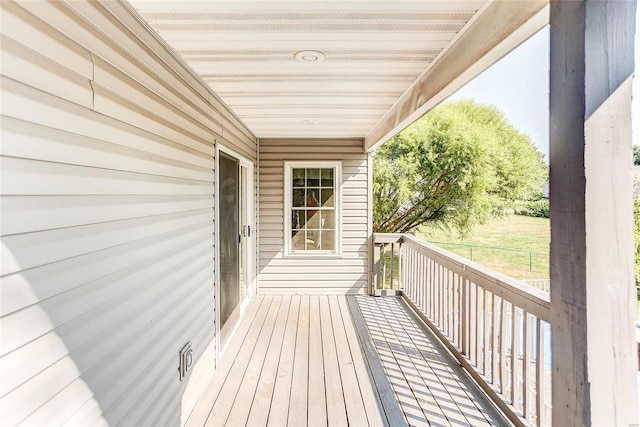 view of deck