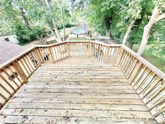 view of deck