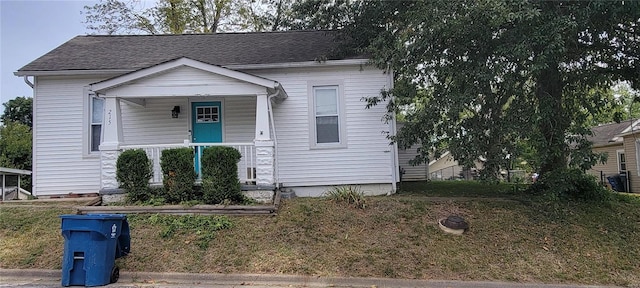 bungalow-style home featuring covered porch