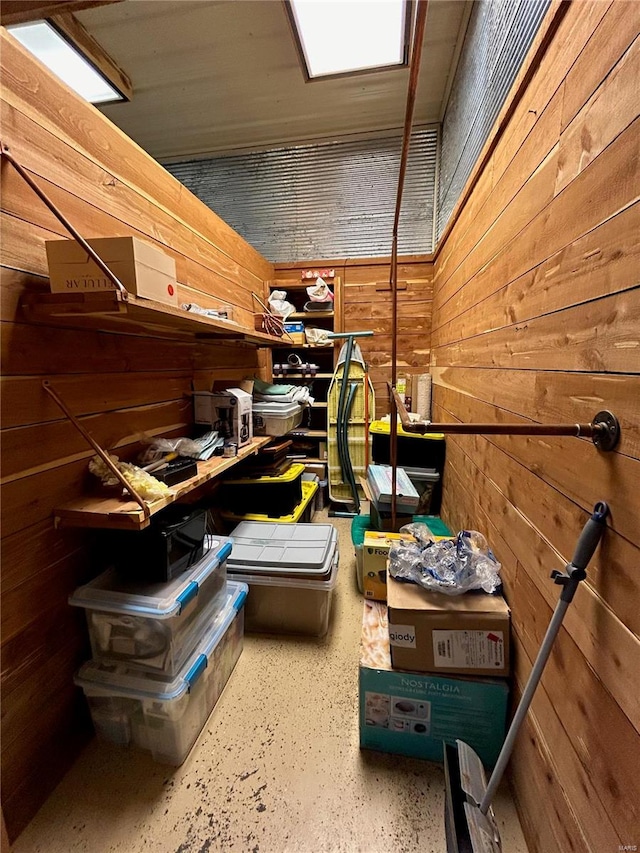 view of storage room