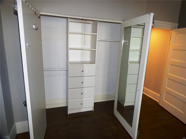 view of closet