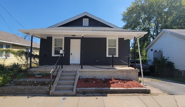 bungalow with covered porch