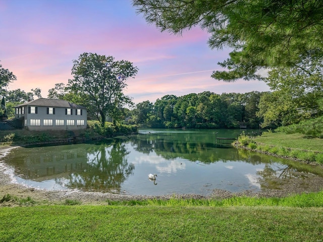 property view of water