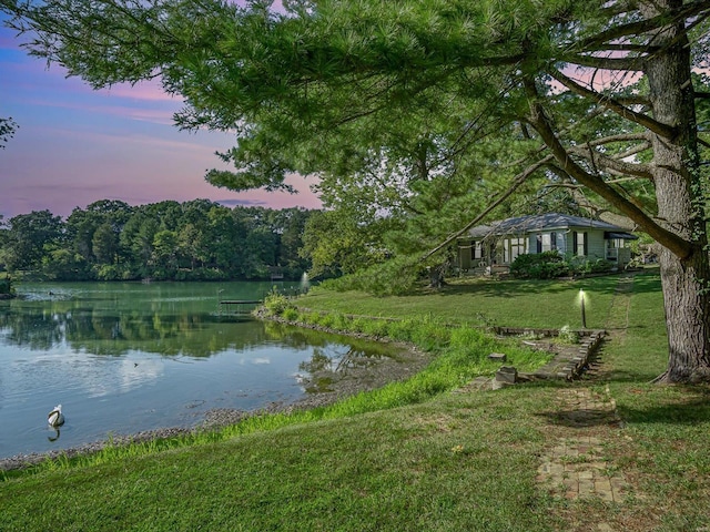 property view of water