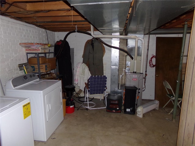 view of basement