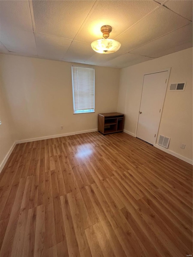 interior space featuring wood-type flooring