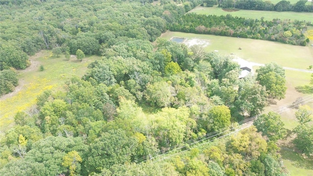 bird's eye view with a rural view