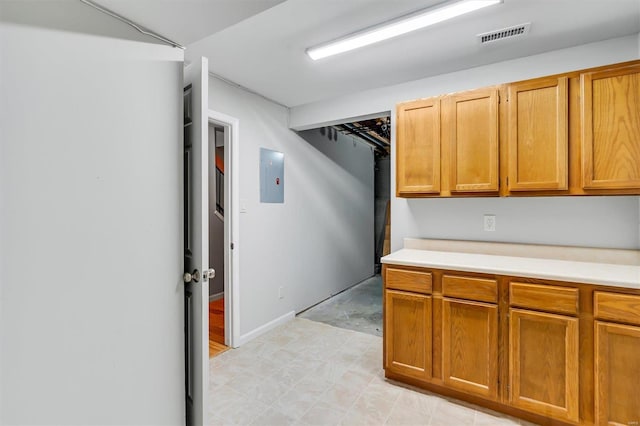 kitchen featuring electric panel