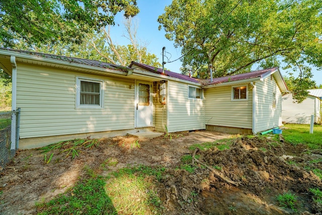 view of rear view of house