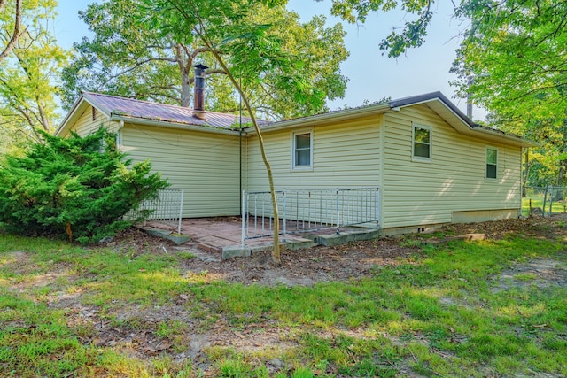 view of back of property