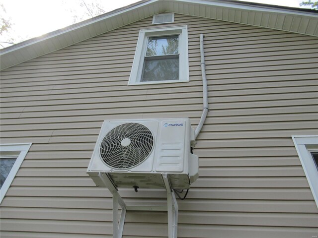 view of home's exterior featuring ac unit