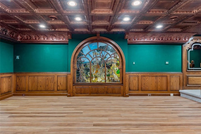 interior space featuring light wood-type flooring