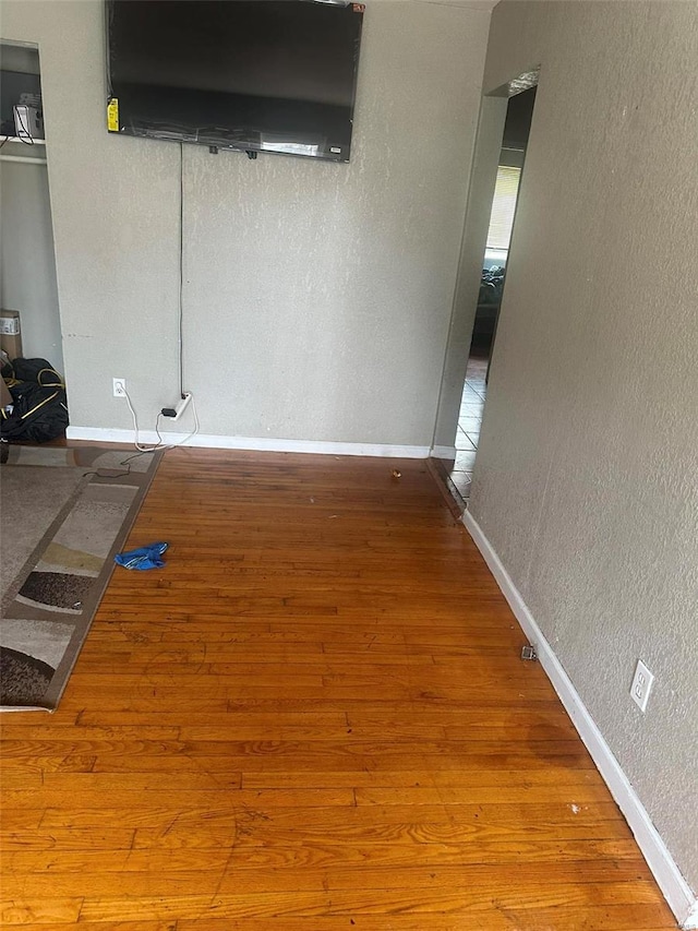 interior space featuring hardwood / wood-style flooring